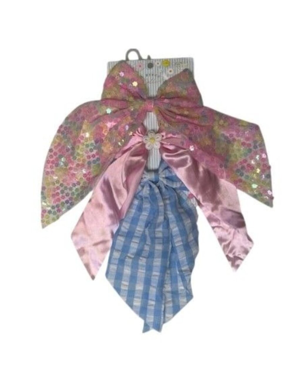 Capelli 3 Piece Ribbon Hair Clips
